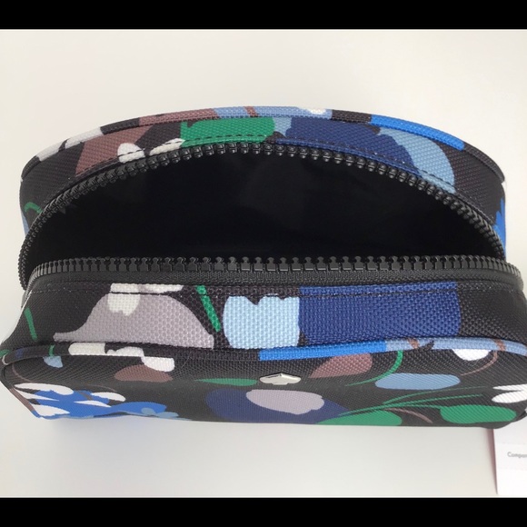 Kate Spade Jae Bold Blooms Dome Cosmetic Bag Med - Picture 10 of 10